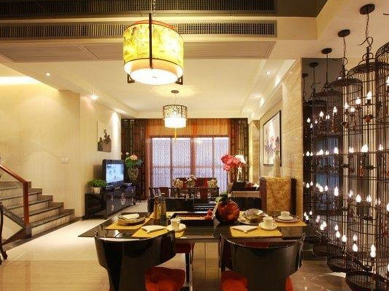 蘇州佳兆業(yè)湖心溪岸10平方餐廳裝修設