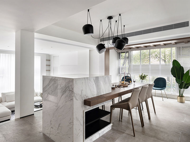 咸寧市咸安區(qū)聯(lián)排別墅裝修設(shè)計-島臺設(shè)計